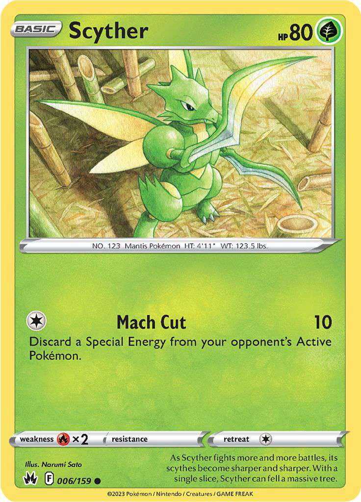pokemon scyther card Credit Card Credit Card Skin – Anime Town Creations Evolves from null Colorless Agility (10) Flip a coin Rocket's Scyther (13/132) [Gym Heroes