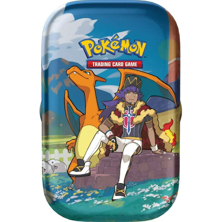 Pokemon Crown Zenith Leon with Charizard Mini Tin Set (2 Booster