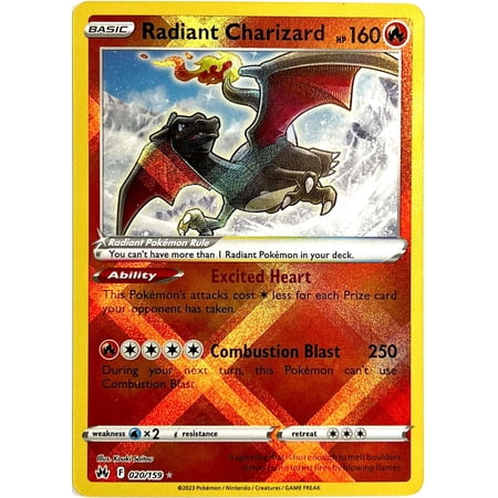 Pokemon Crown Zenith Radiant Rare Radiant Charizard #20