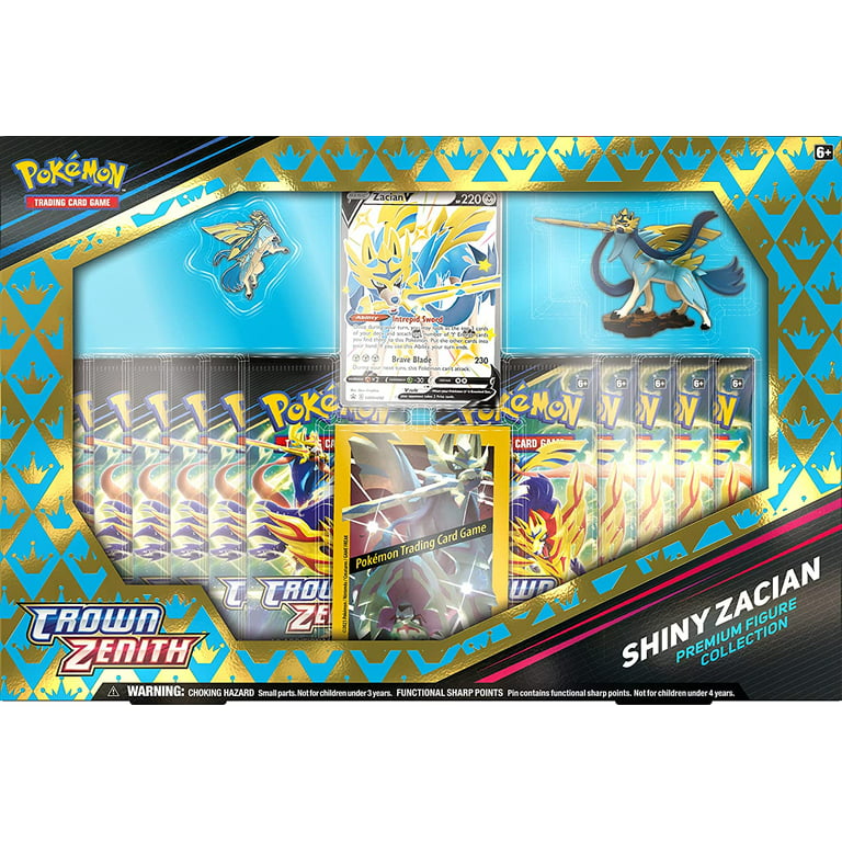 Pokémon Crown Zenith Shiny Zacian Premium Figure Collection