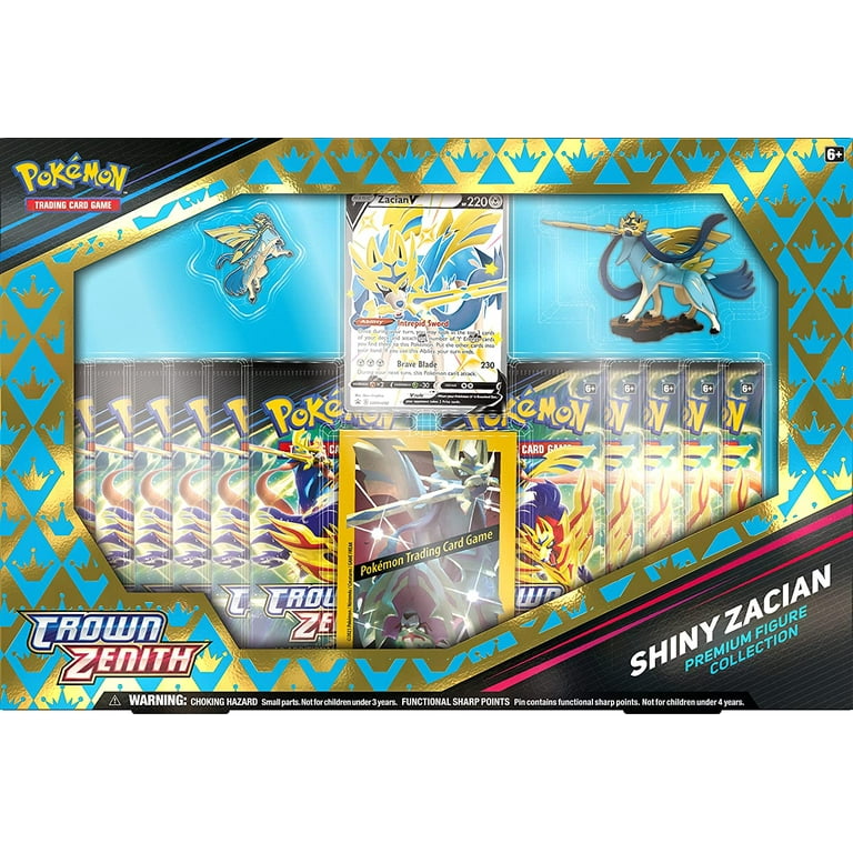 Pokemon Crown Zenith Shiny Zacian Premium Figure Collection 