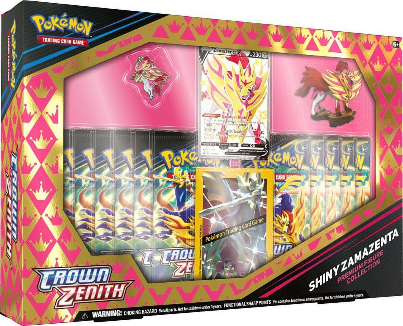 Zamazenta V Plastic Silver UV Printed Pokemon Card -  Singapore