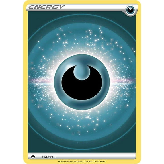 Pokemon Crown Zenith Ultra Rare Darkness Energy #158