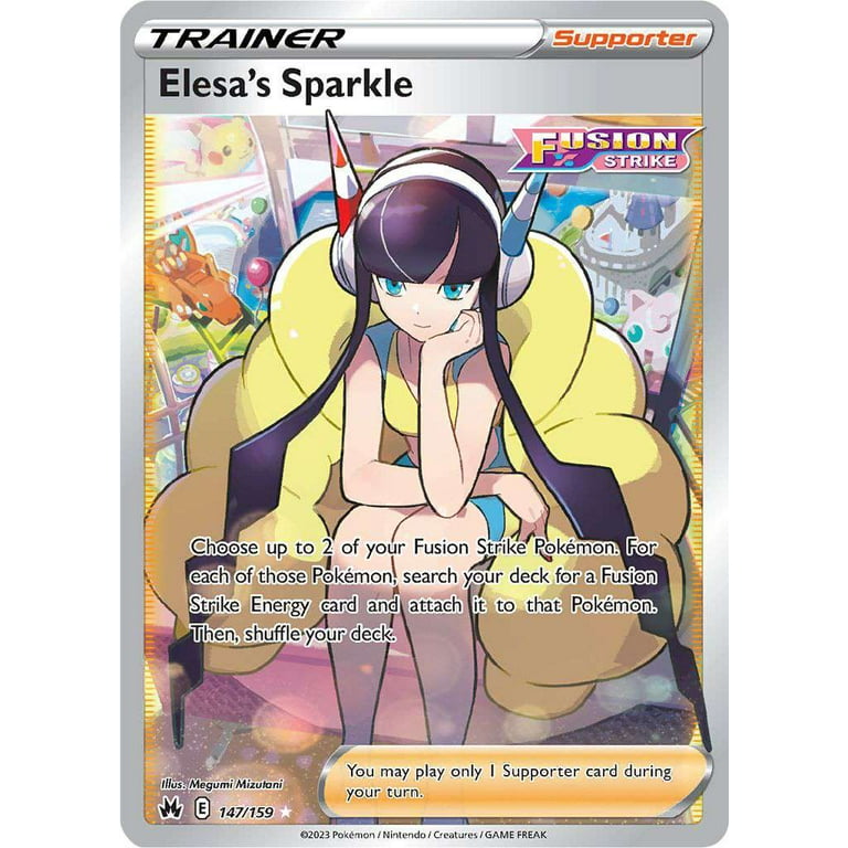 Pokemon Crown Zenith Ultra Rare Elesa's Sparkle #147