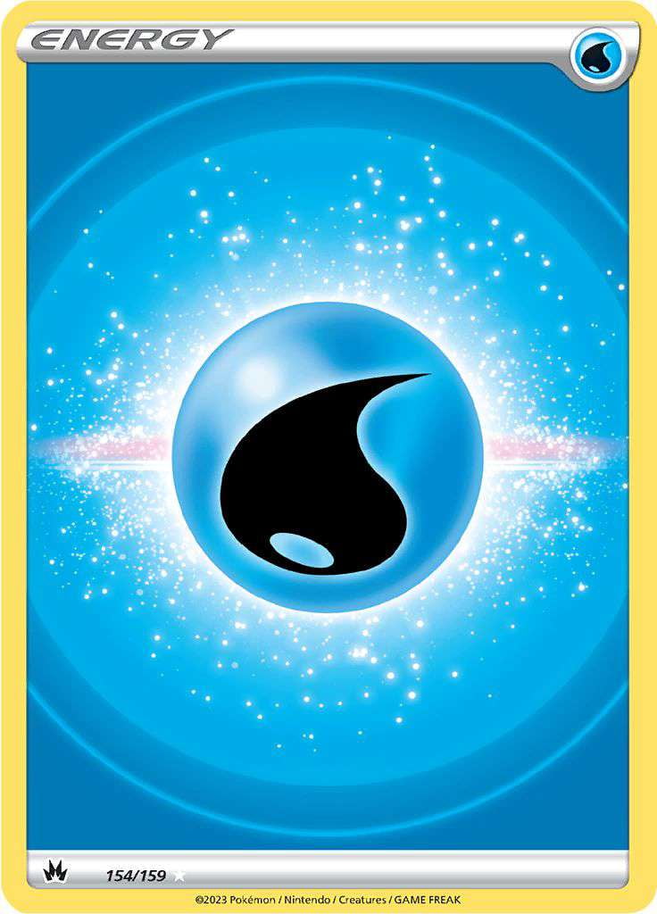 Pokemon Crown Zenith Ultra Rare Water Energy #154 - Walmart.com