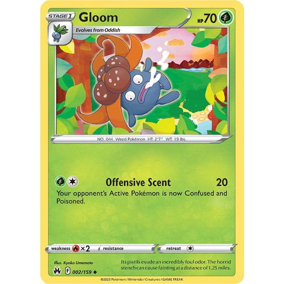 Pokemon Crown Zenith Uncommon Gloom #2