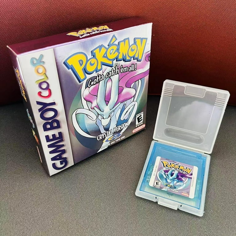 Pokemon Crystal Version Game Boy Color Game Cartridge and Box