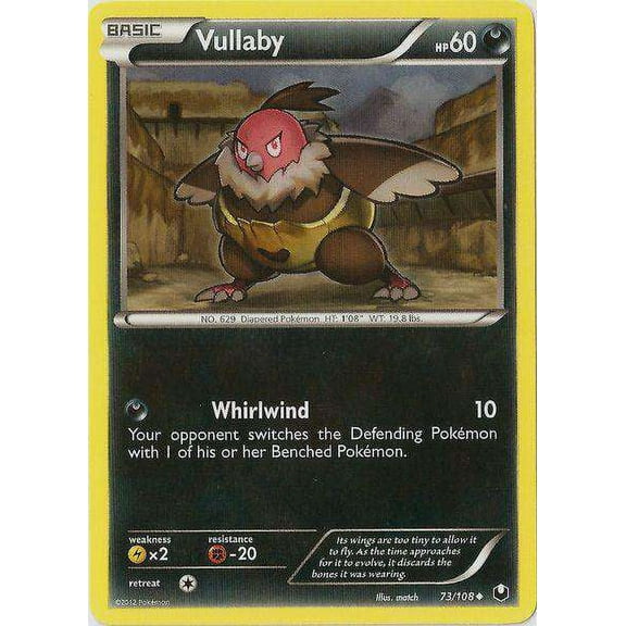Pokemon Dark Explorers Vullaby #73