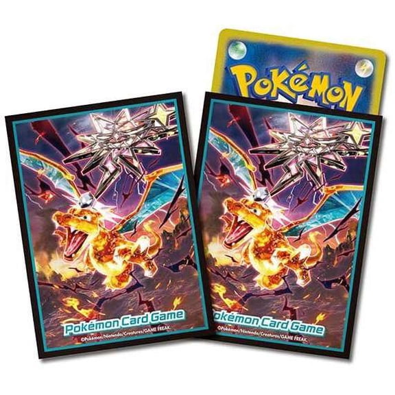 Pokemon Dark Terastal Charizard Card Sleeves [64 Count]