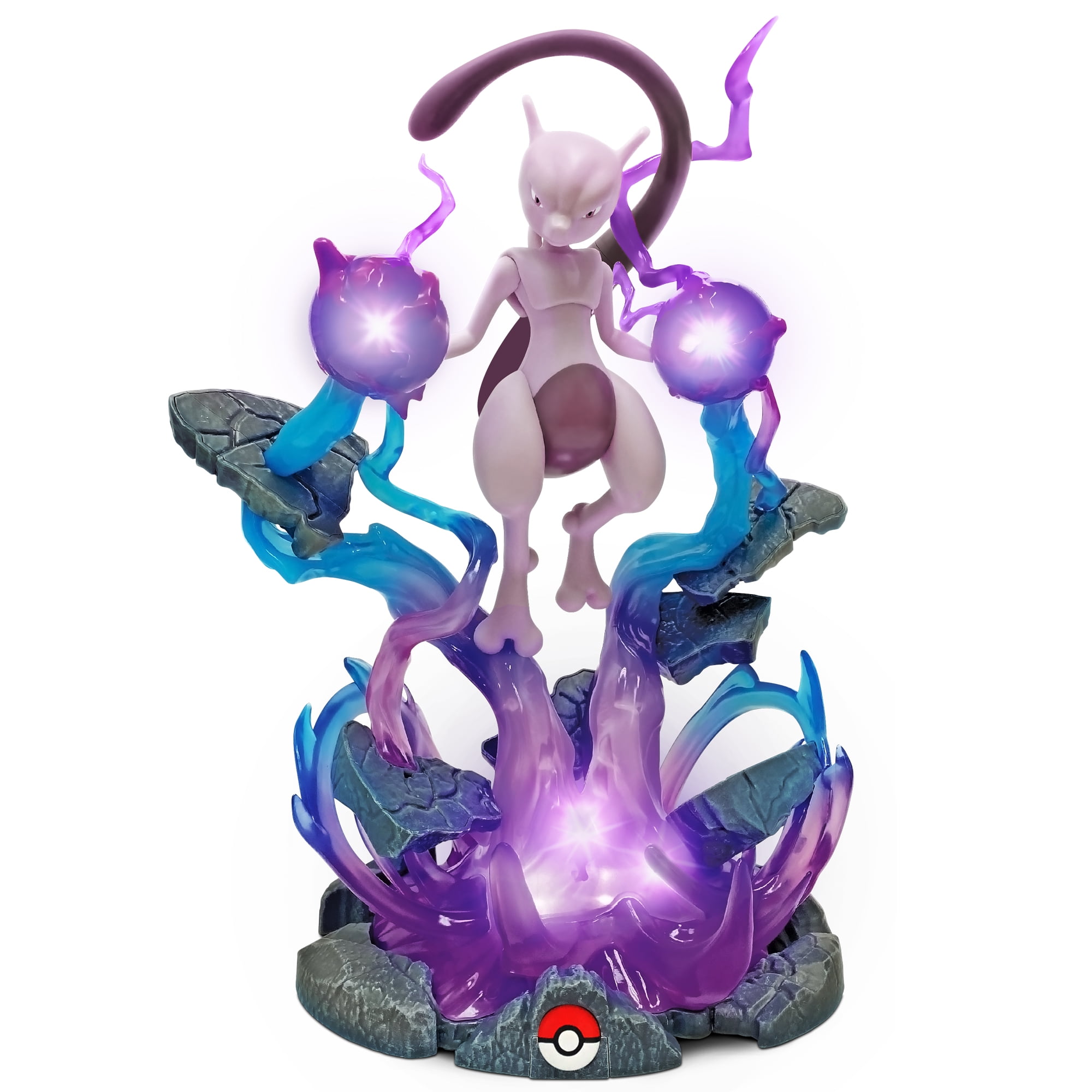 Pokemon 13 Large Mewtwo Deluxe Collector Statue Figure - LED