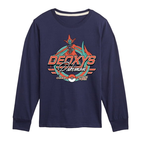 Pokemon - Deoxys Racing - Youth Boys Long Sleeve Graphic T-Shirt