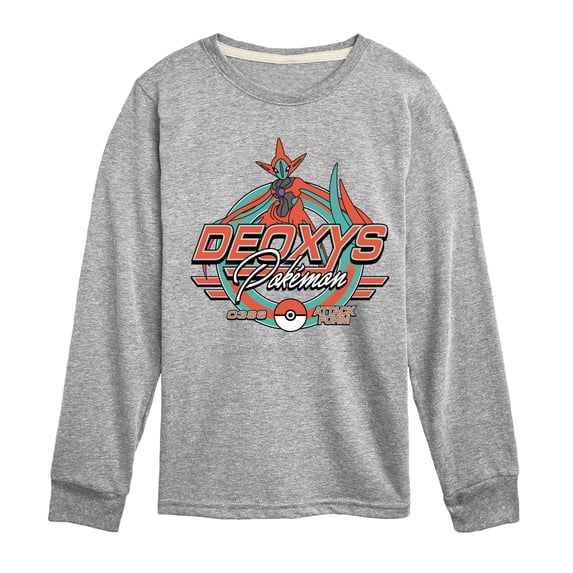 Pokemon - Deoxys Racing - Youth Boys Long Sleeve Graphic T-Shirt
