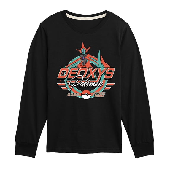 Pokemon - Deoxys Racing - Youth Boys Long Sleeve Graphic T-Shirt
