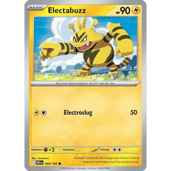 Pokemon Destined Rivals Common Electabuzz #68