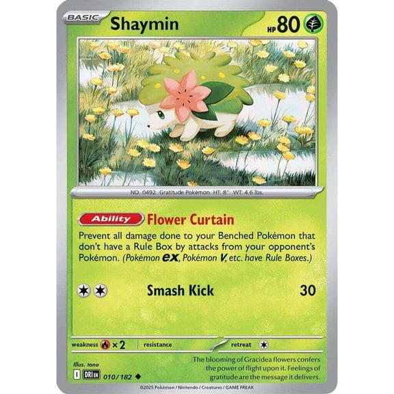 Pokemon Destined Rivals Uncommon Shaymin #10