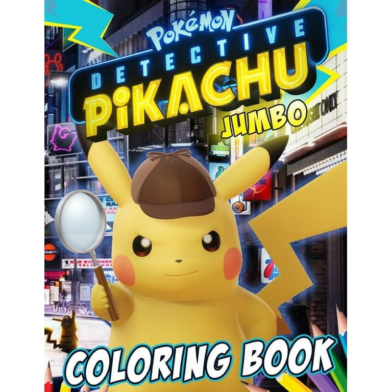 Pokemon Detective Pikachu Film Jumbo Aufkleber Partypack! Enthält