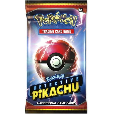 Pokemon Detective Pikachu Promo Booster Pack (4 Cards + Code)