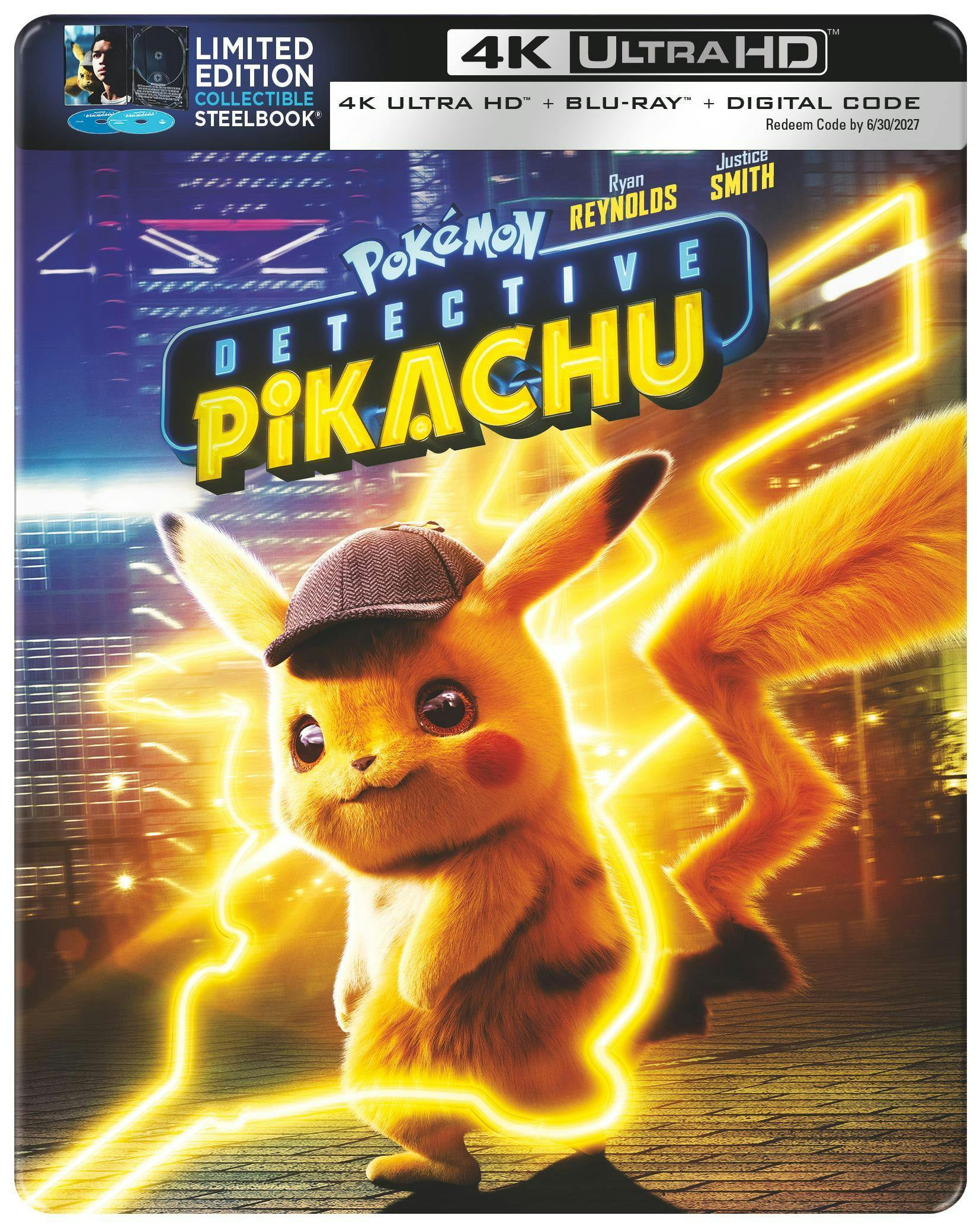 Pokemon Detective Pikachu (Steelbook) (4K Ultra HD + Blu-ray), Family, Warner Bros.