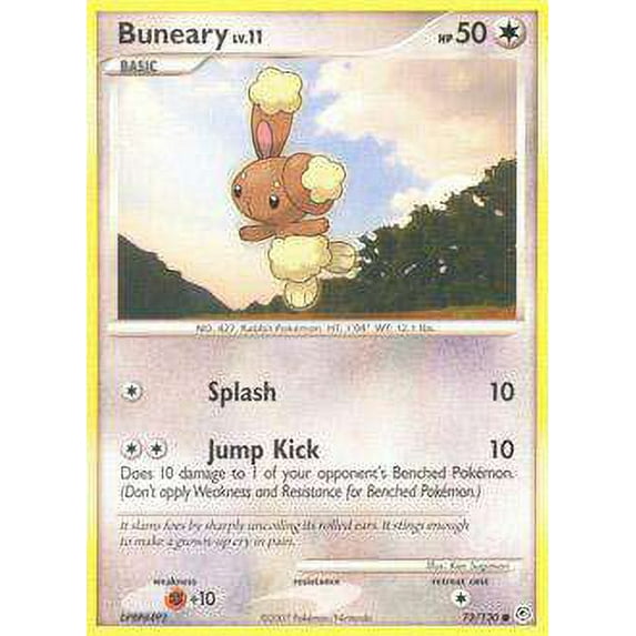 Pokemon Diamond & Pearl Common Buneary #73