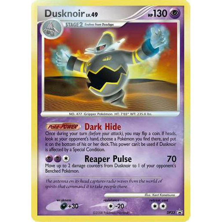 Pokemon Diamond & Pearl Promo Rare Holo Single Card Promo Rare Holo  Dusknoir DP33 