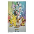 thumbnail image 1 of Pokemon Door Curtain Cartoon Anime Blackout Curtains 86x143cm, 1 of 6