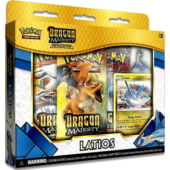 Pokemon Dragon Majesty Latios Pin Collection