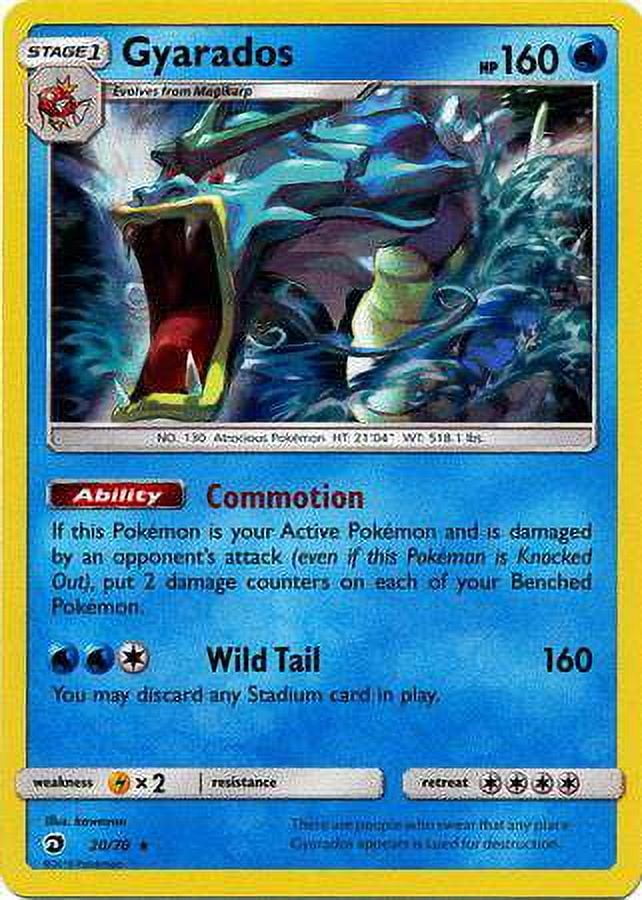gyarados holographic card worth Amazon.com: Pokemon - Gyarados GX - SM212 - Black Star Promo main image 1