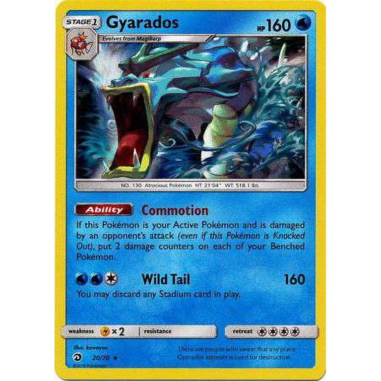 Pokemon Dragon Majesty Rare Holo Gyarados #20 - Walmart.com