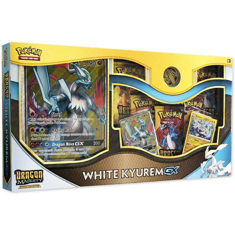 white kyurem pokemon card | Black & WhiteBoundaries Crossed Pokmon Pokemon Dragon Majesty White Kyurem-GX