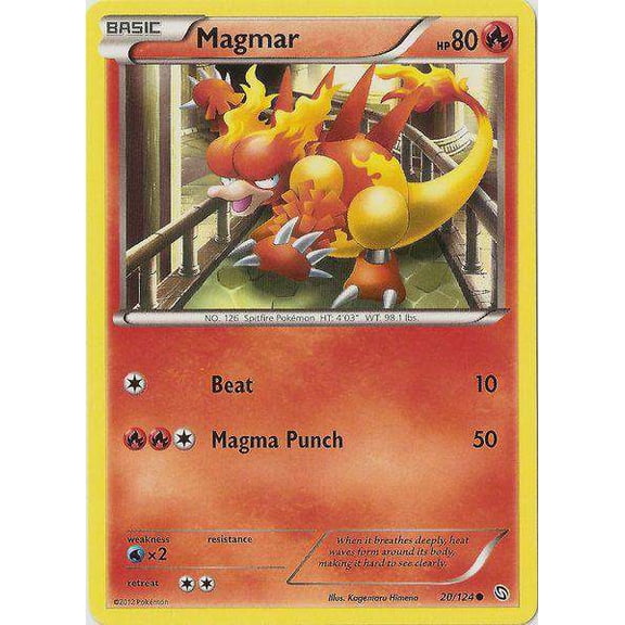 Pokemon Dragons Exalted Common Magmar #20