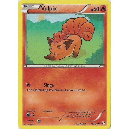 Pokemon Dragons Exalted Common Vulpix #18