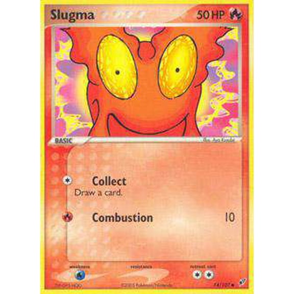 Pokemon EX Deoxys Common Slugma #74