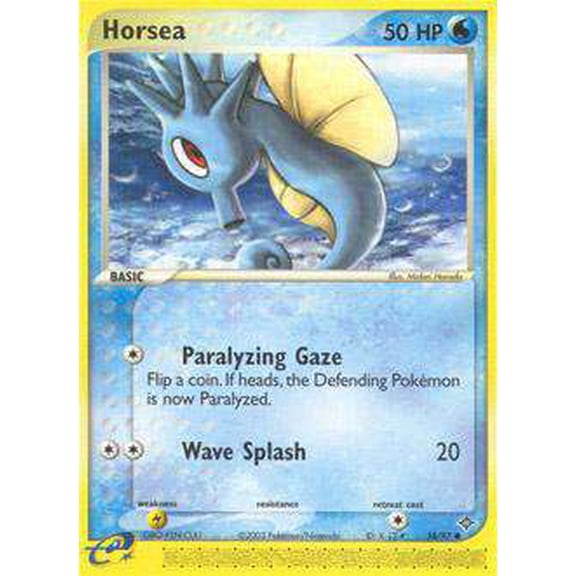 Pokemon EX Dragon Common Horsea #58
