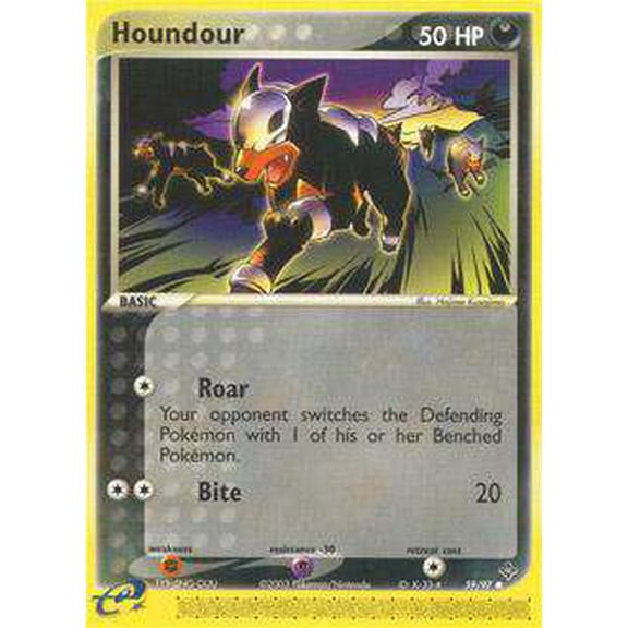 Pokemon EX Dragon Common Houndour #59