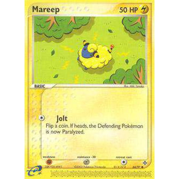 Pokemon EX Dragon Common Mareep #64