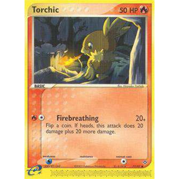 Pokemon EX Dragon Common Torchic #77