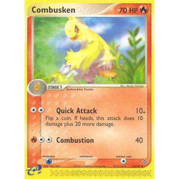 Pokemon EX Dragon Uncommon Combusken #25