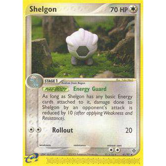 Pokemon EX Dragon Uncommon Shelgon #41