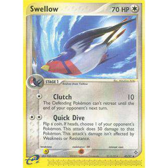 Pokemon EX Dragon Uncommon Swellow #45