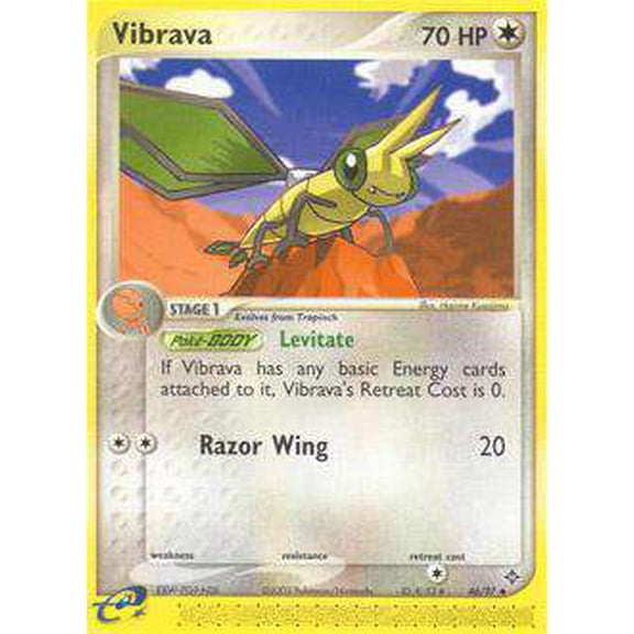 Pokemon EX Dragon Uncommon Vibrava #46