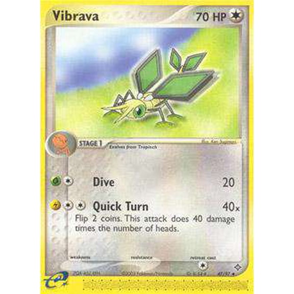 Pokemon EX Dragon Uncommon Vibrava #47
