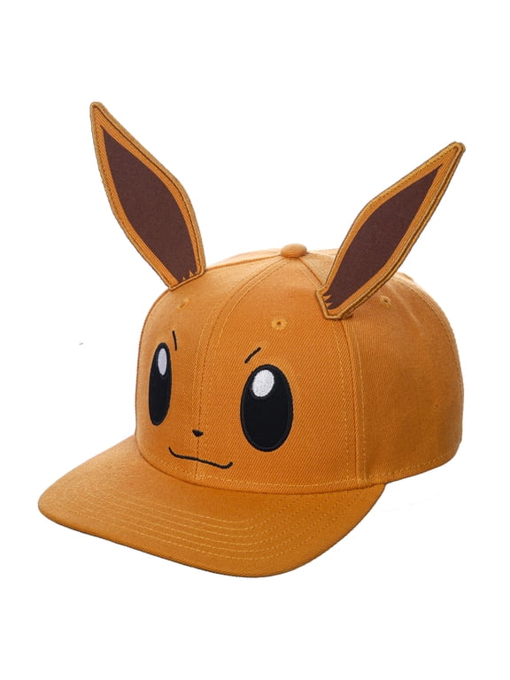 Pokemon Eevee 3D Cosplay Pre-Curved Snapback Hat