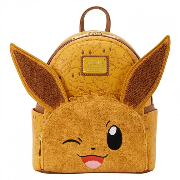 Pokemon 889984 9 x 10.5 x 4.5 in. Eevee Big Ears Backpack by Loungefly - Mini