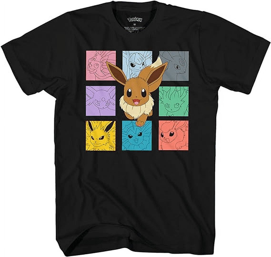 Pokemon Eevee Cubes Evolutions Adult T-shirt - Walmart.com