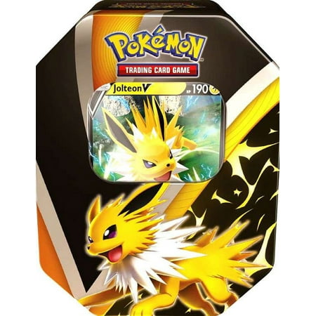 Pokemon Eevee Evolutions Jolteon V Tin (4 Booster Packs & Promo Card)