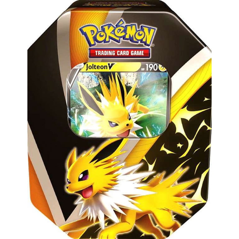 Pokemon Eevee Evolutions Jolteon V Tin (4 Booster Packs & Promo Card) Pokemon Eevee Evolutions Jolteon V Tin (4 Booster Packs & Promo Card)