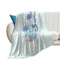 thumbnail image 1 of Pokemon Eevee Glaceon Throw Blanket Cute Flannel for Boys Girls Men Women, 1 of 7