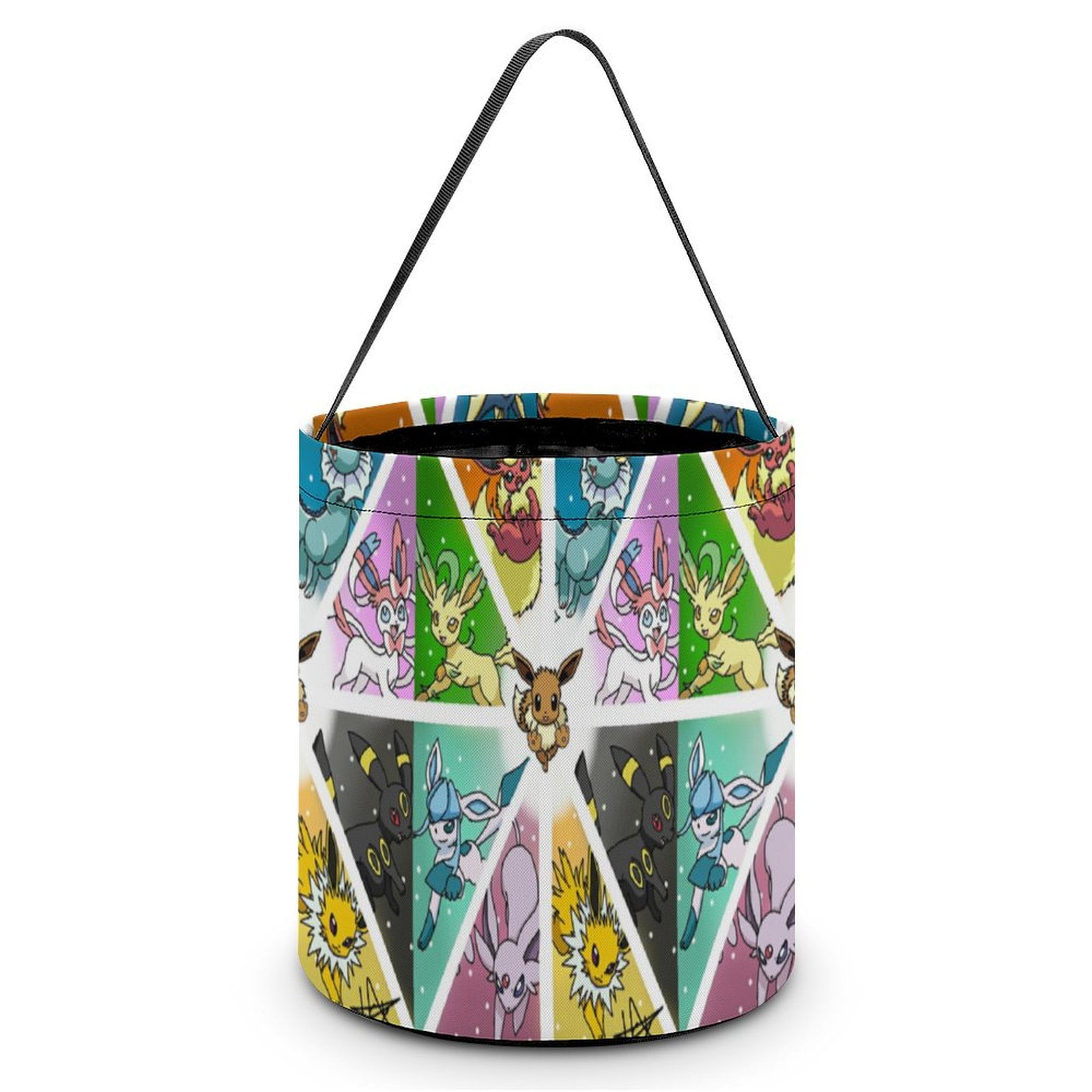 KERINGO Halloween Trick Or Treat Bags - 50 Pack Orange Pumpkin Face Candy Bags