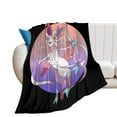 thumbnail image 1 of Pokemon Eevee Sylveon Throw Blanket Cute Flannel for Boys Girls Men Women, 1 of 7