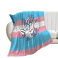 thumbnail image 1 of Pokemon Eevee Sylveon Throw Blanket Cute Flannel for Boys Girls Men Women, 1 of 7